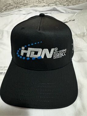 Hidden NY/Asics Collab Black Embroidered Logo Cap - Black